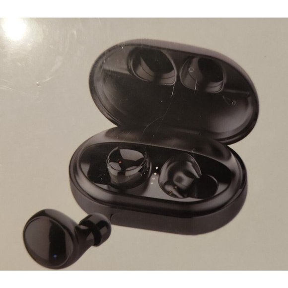 Bluetooth Earbuds TWS Mini In-Ear Wireless Headphones Headset 3KmA Charging Case - Picture 1 of 6